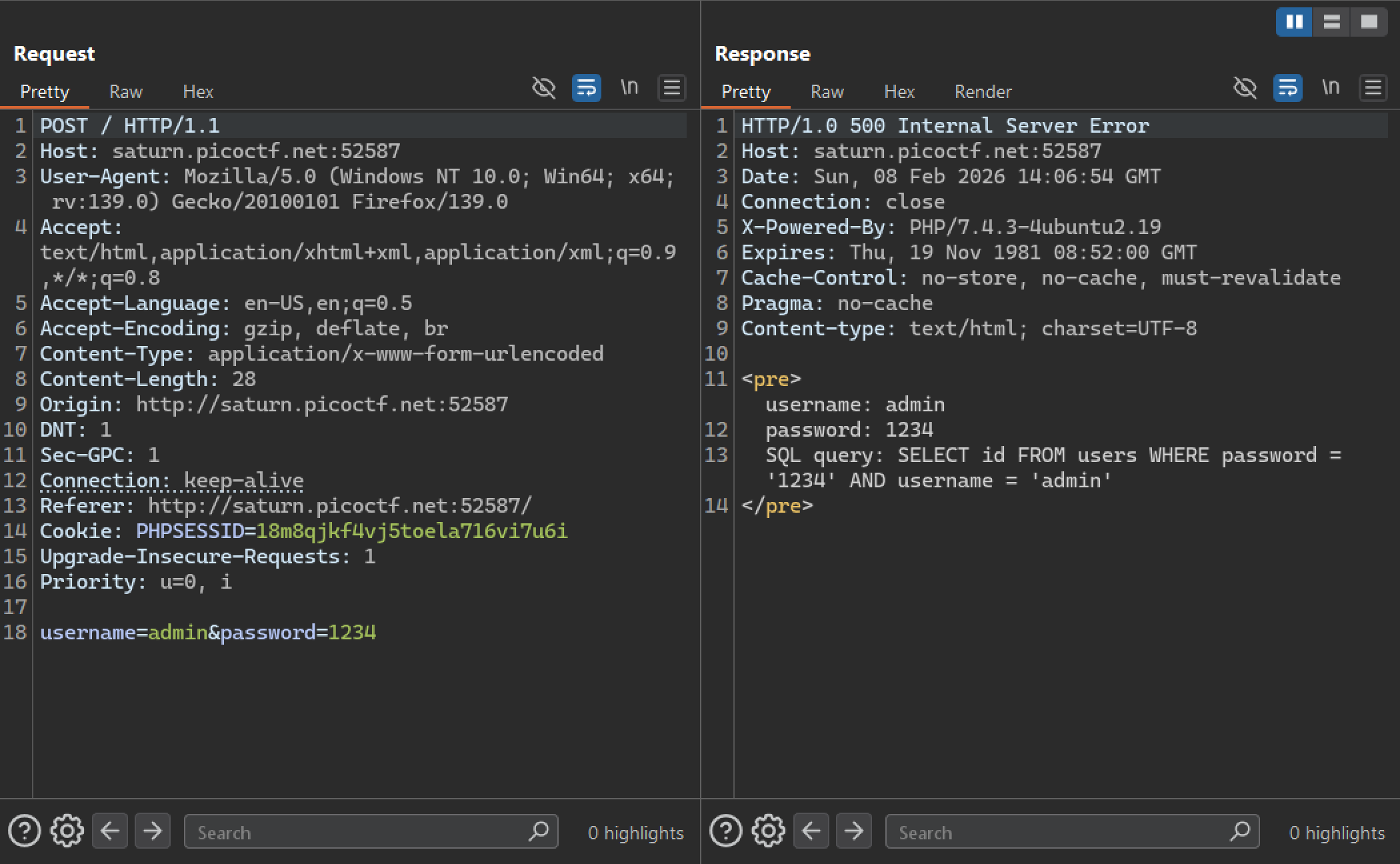 picoctf More SQLi screenshot
